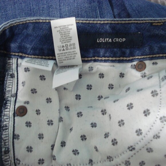 LUCKY BRAND Jeans Women's Size 10/30 Blue Denim Ankle Lolita Crop - Picture 8 of 12